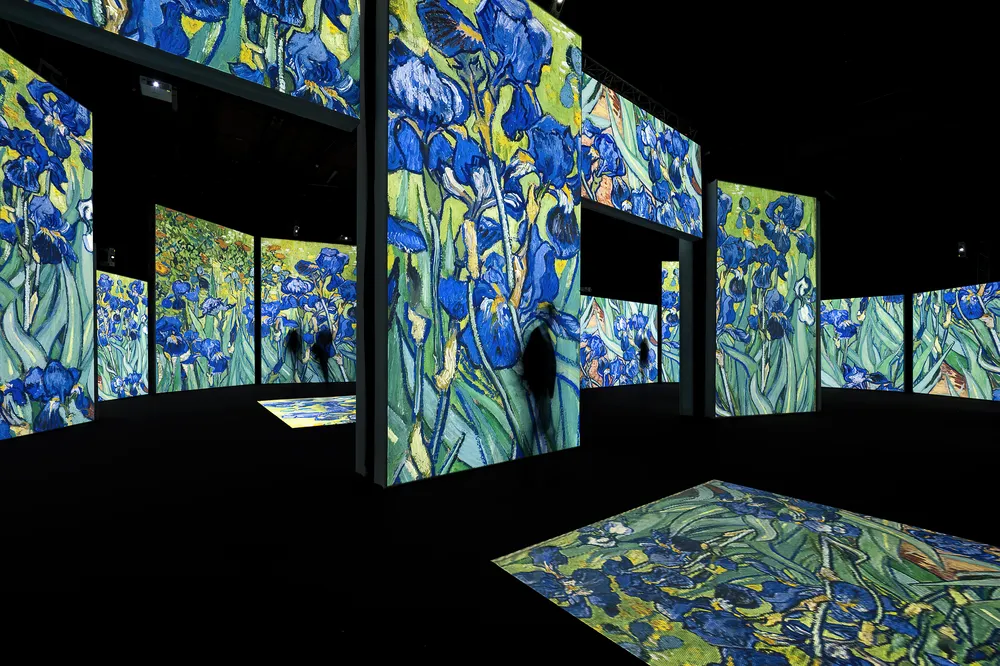 Prostor s projekcijama Van Goghovih djela